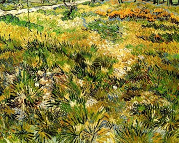 聖ポール病院の庭の草原 フィンセント・ファン・ゴッホ Oil Paintings